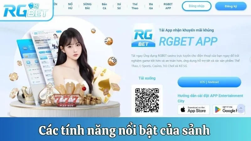 Các tính năng nổi bật của sảnh