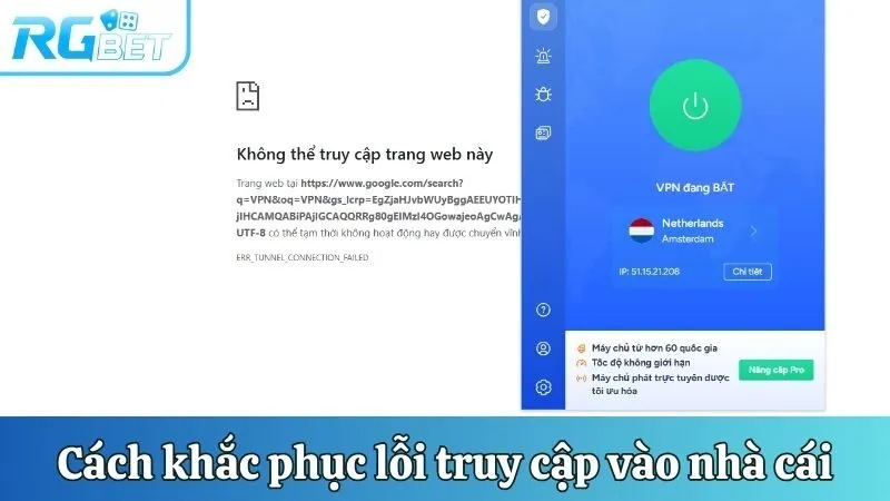 Cách khắc phục lỗi truy cập/bị chặn vào nhà cái